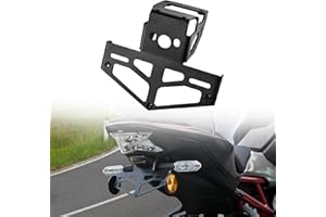 VEISUTOR License Plate Bracket for Kawasaki Z900 2017-2025, Fender Eliminator Kits License Plate Holder for Kawasaki Z900 ABS SE ABS 2017-2025 Accessories