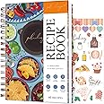PLANBERRY Recipe Book – Blank Hardcover Cookbook to Write In Your Own Recipes – Empty Cook Book Journal to Fill In – Blank Family Recipe Notebook – 60 Recipes, 6.3”x8.4” (Taco Fiesta)
