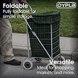 Oypla 4 Wheel Folding Shopping Trolley Bag Cart 95x54x54cm view 6