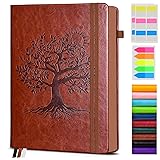 Vintage Leather Journal with 300 Numbered Pages,A4