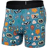 SAXX Underwear Co. Men's Underwear with Pouch Droptemp Cooling Cotton Boxer Brief Fly