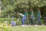 Hozelock Pro Cart Auto Reel Mobile 35m Hose 3-in-1 Nozzle Fittings view 4