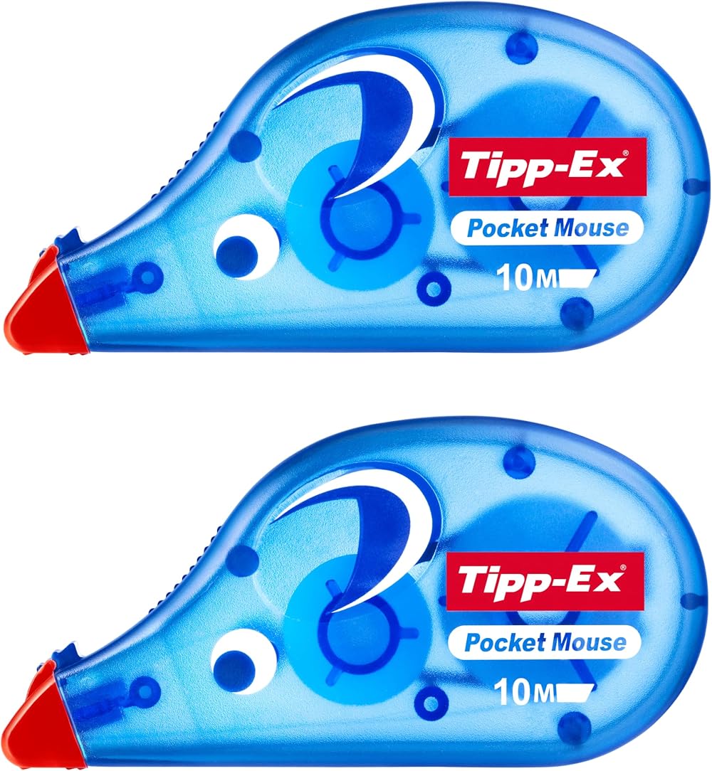 Tipp-Ex Pocket Mouse Instant Correction Rollers 4.2mm 10m White 2 Pack