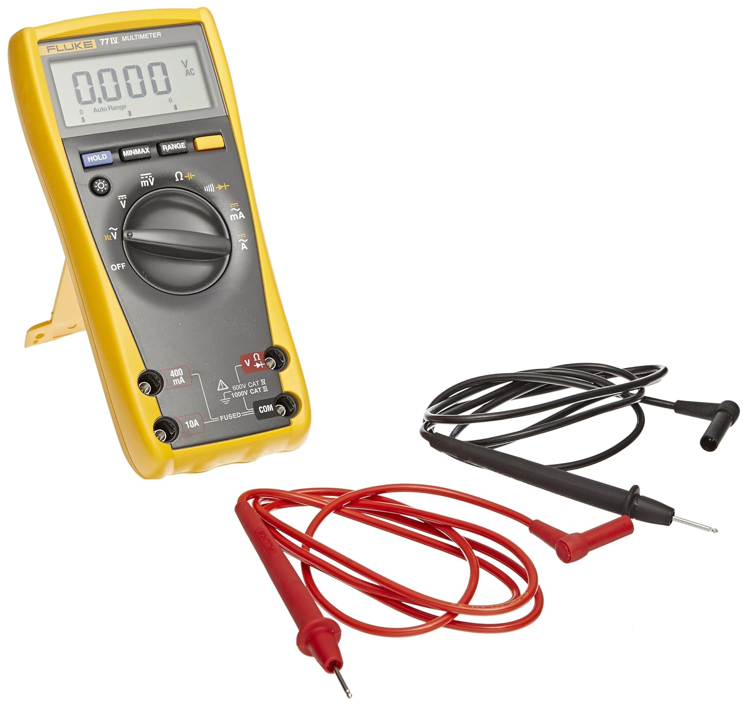 Amazon.com: 77-4, CAT IV, CAT III, 1,000 VAC/VDC, Digital Auto Ranging  Average Responding Manual Ranging Multimeter: Automotive