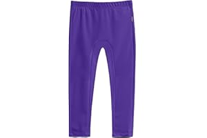 CITY THREADS Made in USA Girls Swimming Bottom Leggings UPF50+ Rash Guard Swim Pants