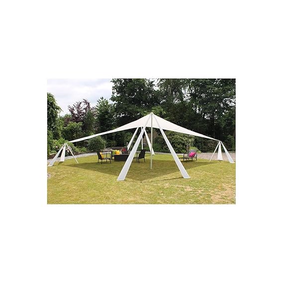 Leco Gartensichtschutz Sonnensegel Fiesta, weiß