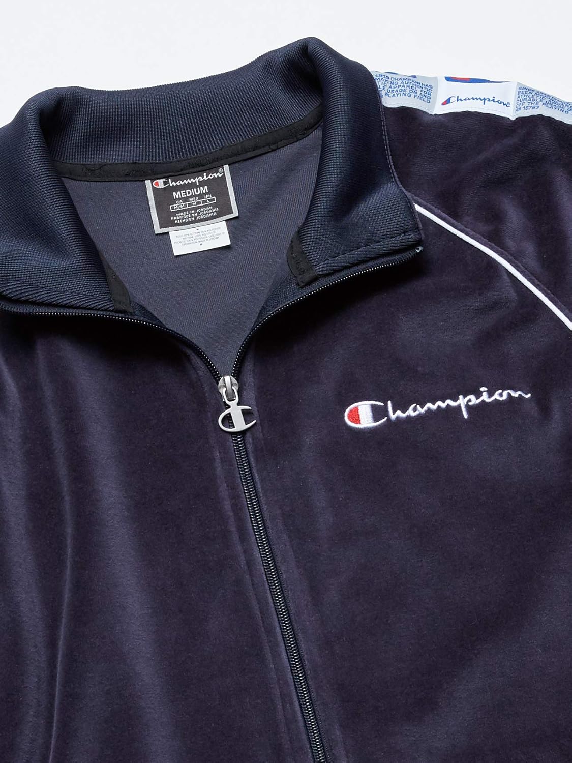 Champion LIFE Men's Velour Track Jacket: Clothing