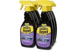 Invisible Glass 92184-6PK 22-Ounce Premium Glass Cleaner with Rain Repellent for Exterior Automotive Glass and Windshields to Shield Against Rain, Snow, and Sleet, Pack of 6