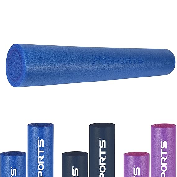 Msports Yoga Rolle | Pilates Rolle - 45 x 15 cm oder 90 x 15 cm | Faszienrolle