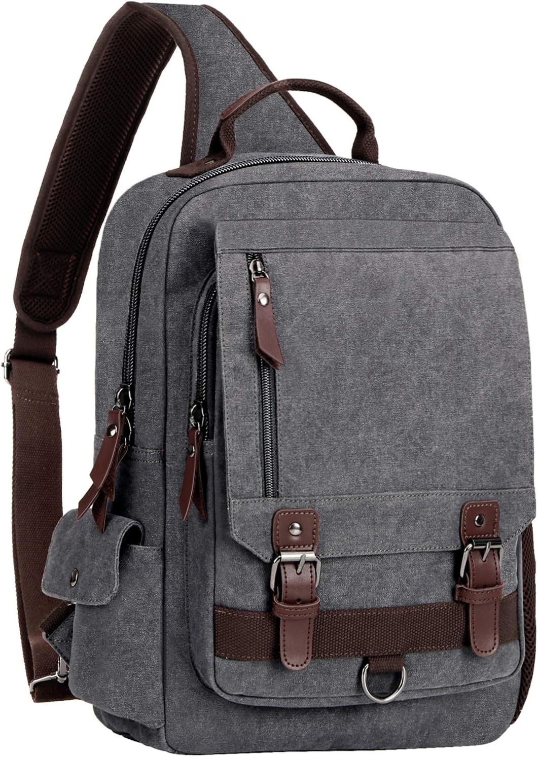 thumbnail image 2 of Larswon Large Sling Backpack For Men Women - Laptop Chest Pack Daypack Casual Travel School Work Bag 2 of 2