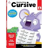 Carson Dellosa Grades 2-5 Cursive Handwriting Workbook, Writing Book With Sight Words, Sentences, and Letter Tracing Activities, Classroom or Homeschool Curriculum
