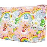 Concept One Care Bears Women's Makeup Bag, Small Travel Cosmetic Zipper Pouch Organizer, Lavender