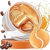 LANBENA Vitamin C Under Eye Patches for Dark Circles and Puffy Eyes, Cooling Eye Masks for Eye Bags, Fine Lines & Wrinkles Reduce, Anti-Aging, with Niacinamide Hydra-Gel Collagen-30 Pairs