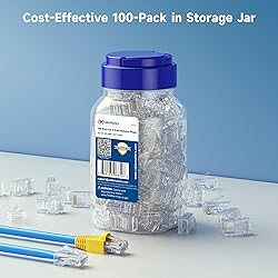 Cable Matters 100-Pack CAT6 RJ45 Modular