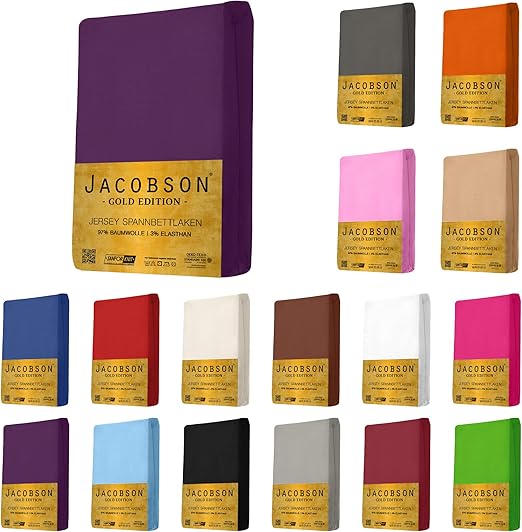 Sábana bajera ajustable Jacobson Gold Edition de algodón con ...