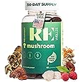 REWELLSS Magic Mushroom Gummies for Adults I Veg Low Carb Lion's Mane Supplement I Mushroom Supplement | Chaga Cordyceps Shiitake | Cognitive & Immune Support Boost Energy Focus Mood | 30 Days Supply