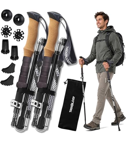 Amazon.com : LEKI Nordic Walking Ultra ALU Carbon HTS 6.0 Series