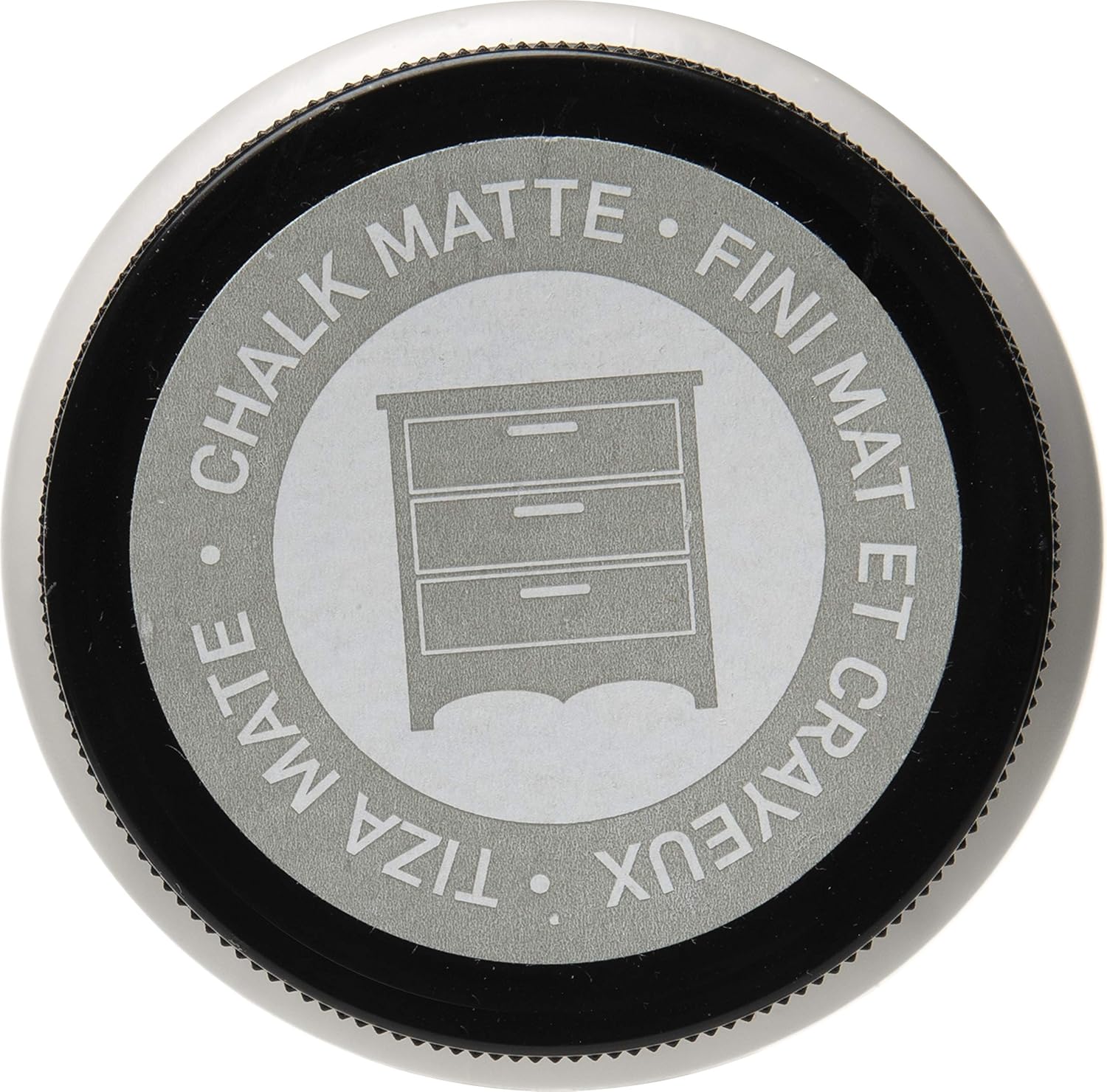 Plaid:Craft Folkart Home Decor Chalk Paint 8 Oz-Parisian Gray, Grey, 236 ml (Pack of 1) - Image 5