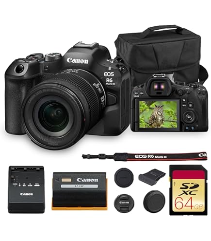 Amazon.com : Canon EOS R6 Mark II Mirrorless Camera with RF 24