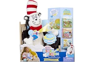 Little Tikes Story Dreamers Cat in The Hat Plush, Storytime, Books, Audio Play Character, Gift and Toy for Toddlers and Kids Girls Boys Ages 2-5 Years