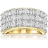 Ross-Simons 2.00 ct. t.w. Round and Baguette Diamond Ring in 14kt Yellow Gold