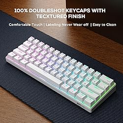 RK ROYAL KLUDGE RK61 60% Mechanical Keyboard with