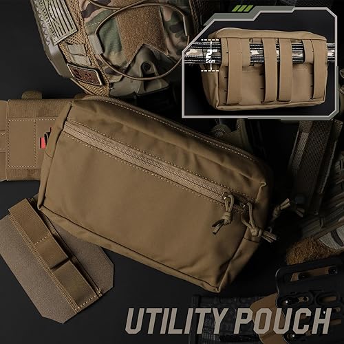 WYNEX Tactical Molle GP Admin Pouch, Molle General Purpose Pouch