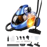 Aspiron Steam Cleaner,293&deg;F/58 PSI Steam Cleaner for Home,Built-in Storage | 21 Attachments, 50Oz Capacity, Heavy Duty Canister Steamer for Carpet, Floor, Car, Tile