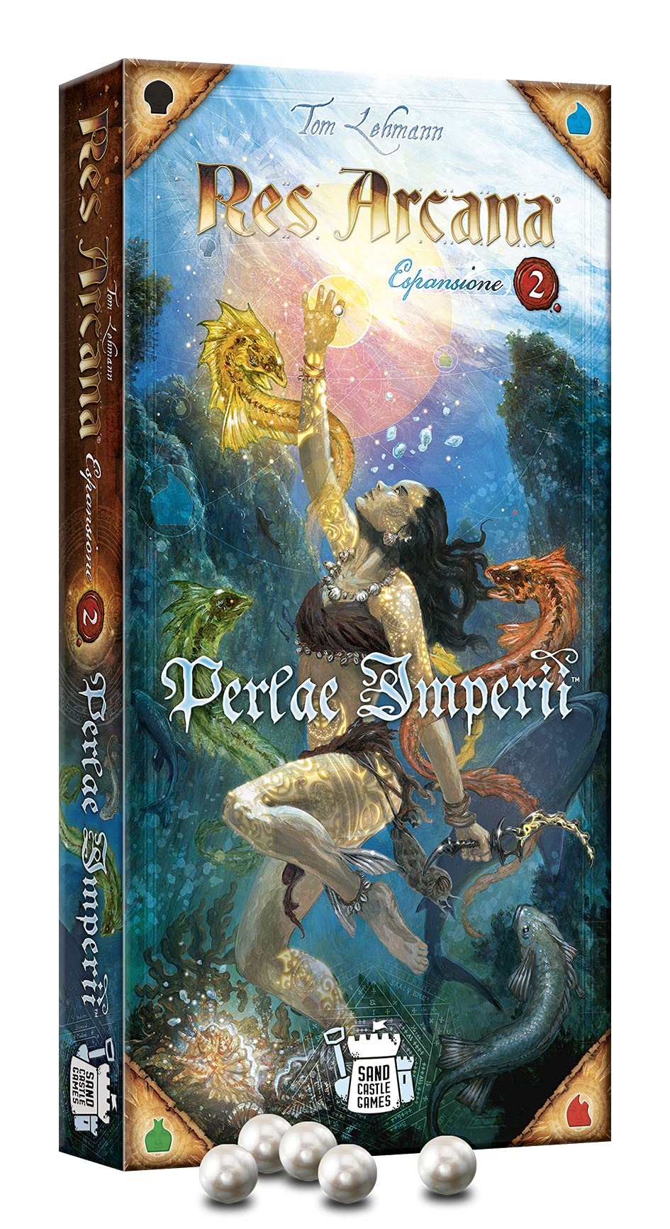 Asmodee, Res Arcana: Perlae Imperii, Expansion Board Game, Italian Edition