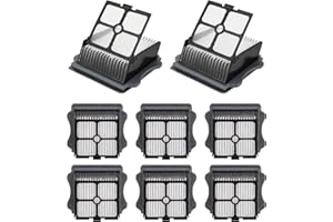 MIBUMIKI (8 Pieces) HEPA Filters Compatible With Tineco iFloor 3/ Floor One S3/ Floor One S5/ Floor One S5 Pro 2, Wet Dry Vacuum Cleaner Filter Kit