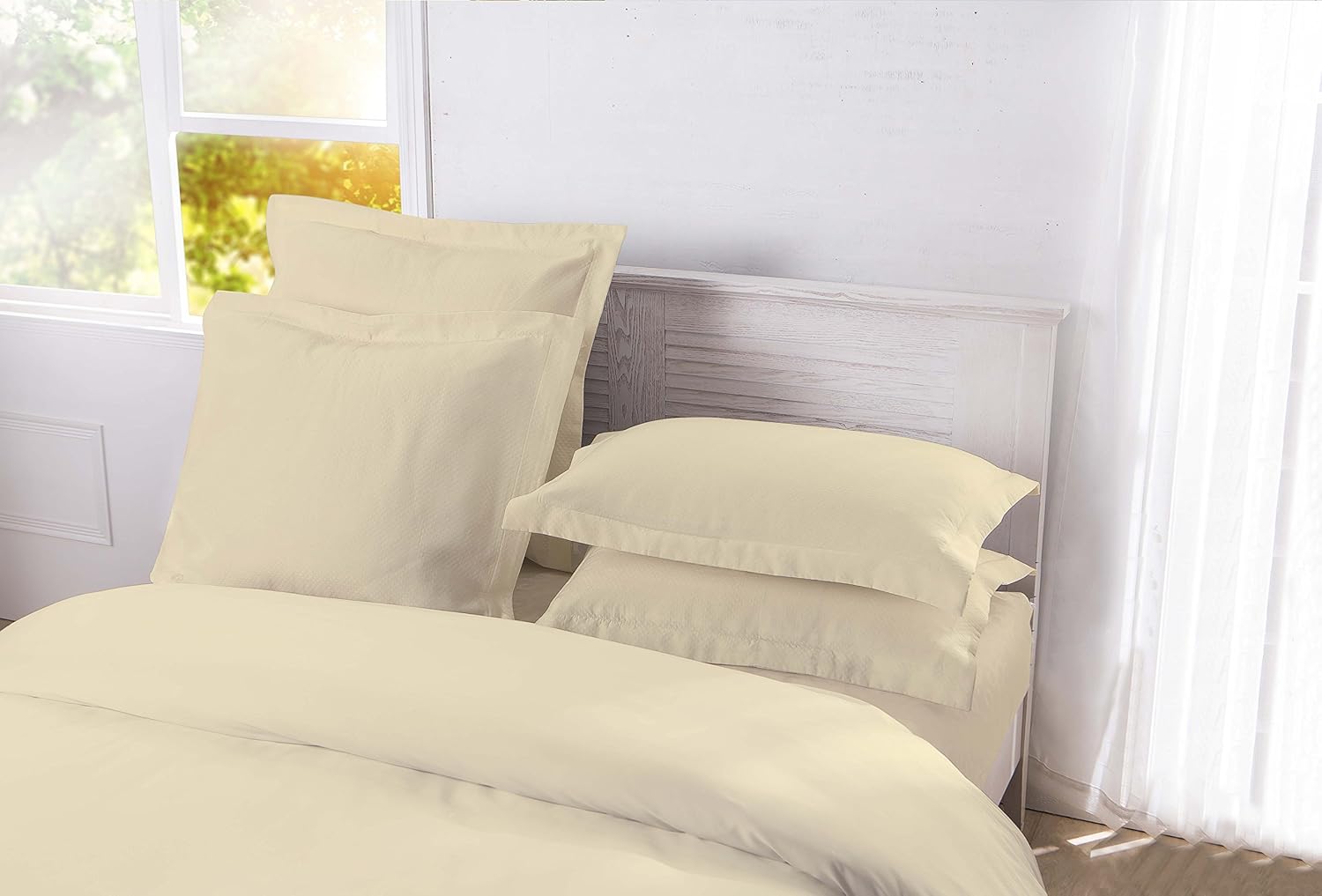 Amazon Com Dreamspace Quilted Pillow Shams Diamond Pattern