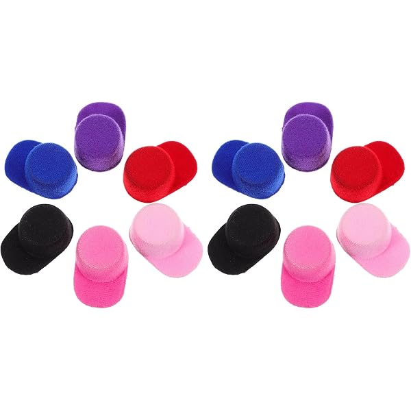 Mini-Baseballkappen Aus Schaumstoff – 6 Farben, 6 Stück, Für Bastelarbeiten & Dekoration