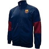 Icon Sports Officially Licensed FC Barcelona Soccer Track Jacket - Unisex Adult