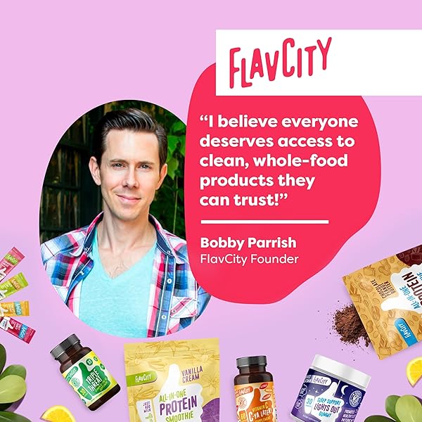 FLAVCITY GRASS FED WHEY PROTEIN POWDER – VARIETY PACK – 25G PROTEIN & 10G COLLAGEN – 5 SINGLE SERVE PACKETS – MADE WITH ORGANIC REISHI & CORDYCEPS – GLUTEN FREE & NO ADDED SUGARS