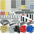 582pcs Technical Parts and Pieces Beams Axles Connectors Bricks Sets, Compatible with Technical, Chassis Frame Liftarm and Pins Building Blocks Accessories Robot Kits Bulk Toys