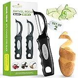 Spring Chef Premium Swivel Vegetable Peeler, Soft