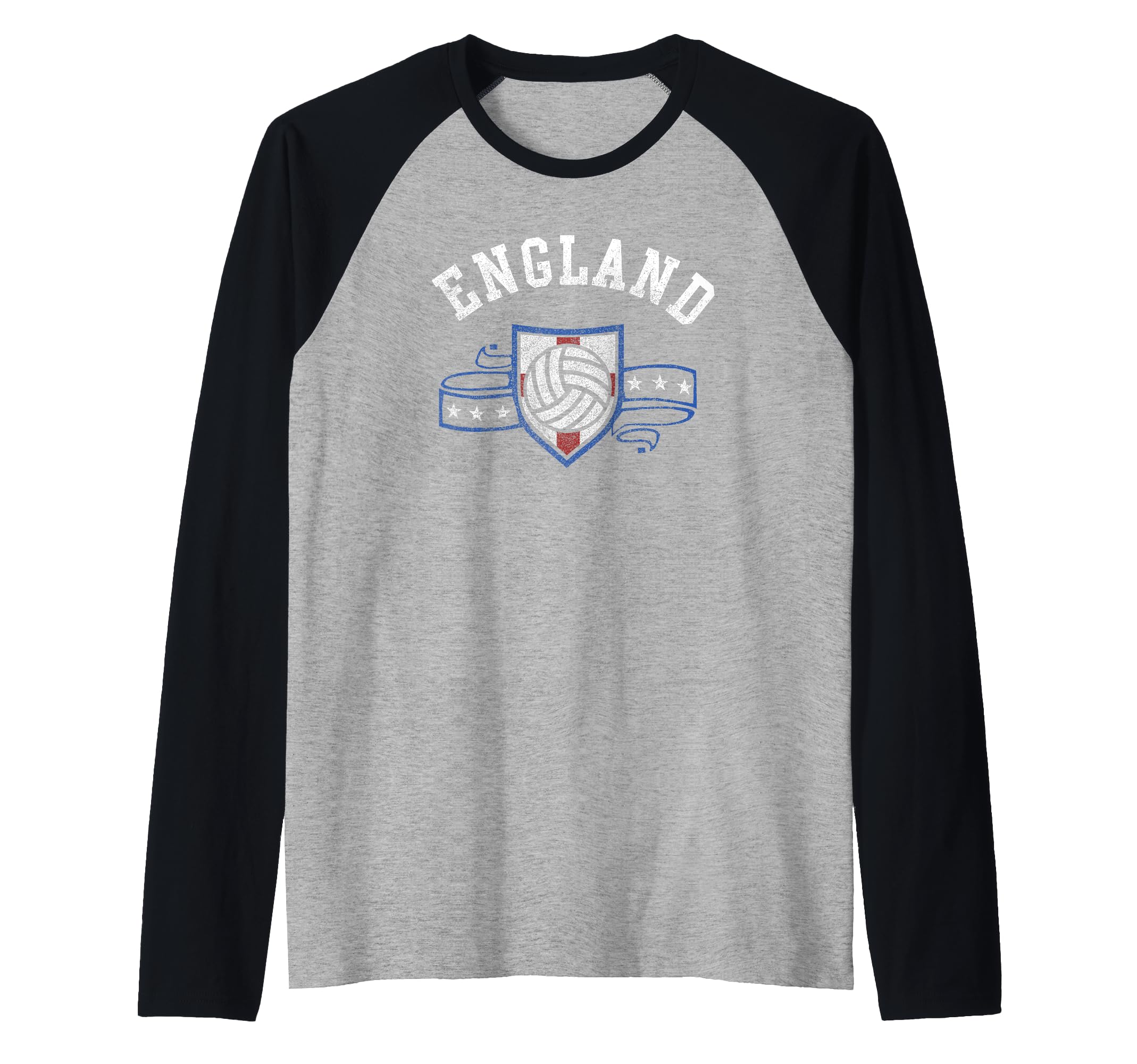 Trendy Stars for England C1 Raglan Baseball Tee