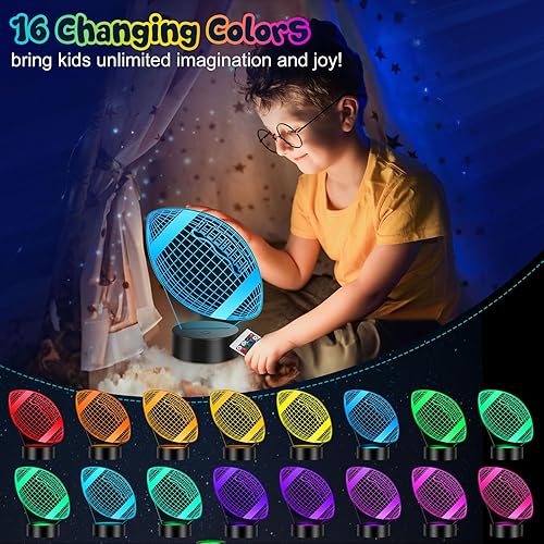 Linkax Basketball Gifts Stocking Stuffers for Kids Teens Boys Girls,  Basketball 3D Illusion Night Light Christ