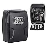 Fayleeko Key Lock Box Wall Mounted, 5 Keys