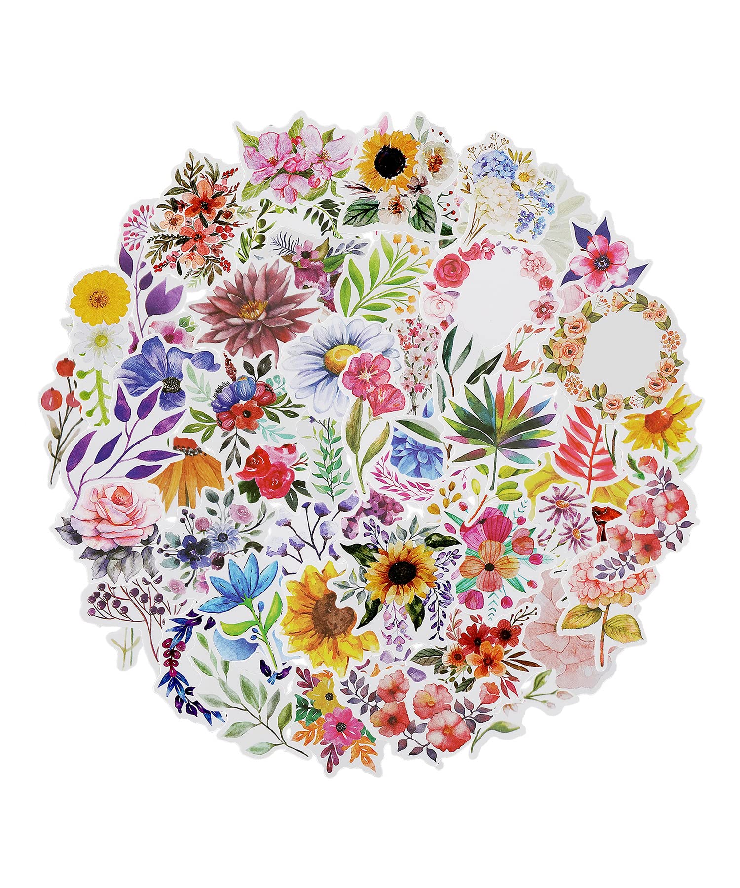 Mua Mr. Pen- Floral Stickers Laptop, 74 pcs, Stickers for Water Bottles ...