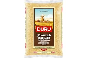 Duru Extra Fine Bulgur, 35.2oz (1000g), Wheat Berries, 100% Natural and Certificated, High Fiber and Protein, Non-GMO, Great 