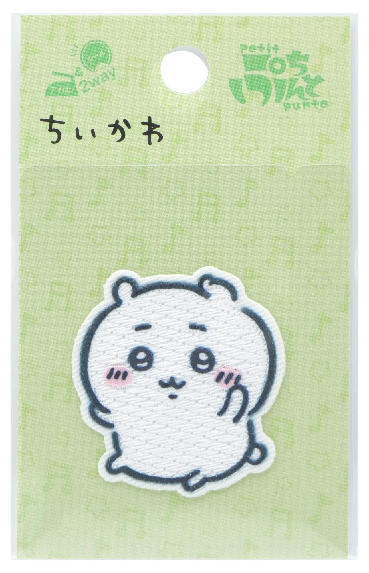 コッカ(kokka) ちいかわ ワッペン ちいかわ 1枚 幅37mm×高さ40mm シール・アイロン 両用接着 GW-2000商品画像