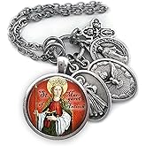 St. Margaret of Antioch Necklace, Keychain or Clip, Confirmation Gift, Patron Saint Jewelry