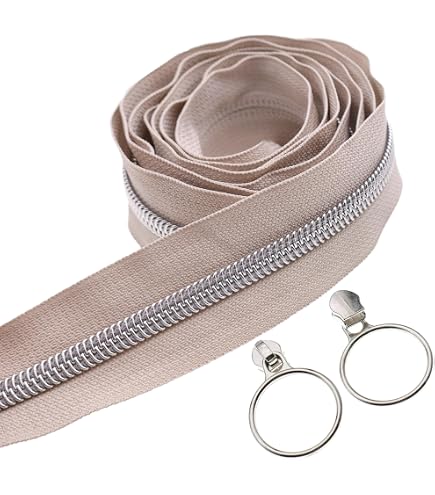 Honbay 20 Stück Reißverschluss-Schieber Aus Zinklegierung – Silber, #5, Für Nylon-Reißverschlüsse