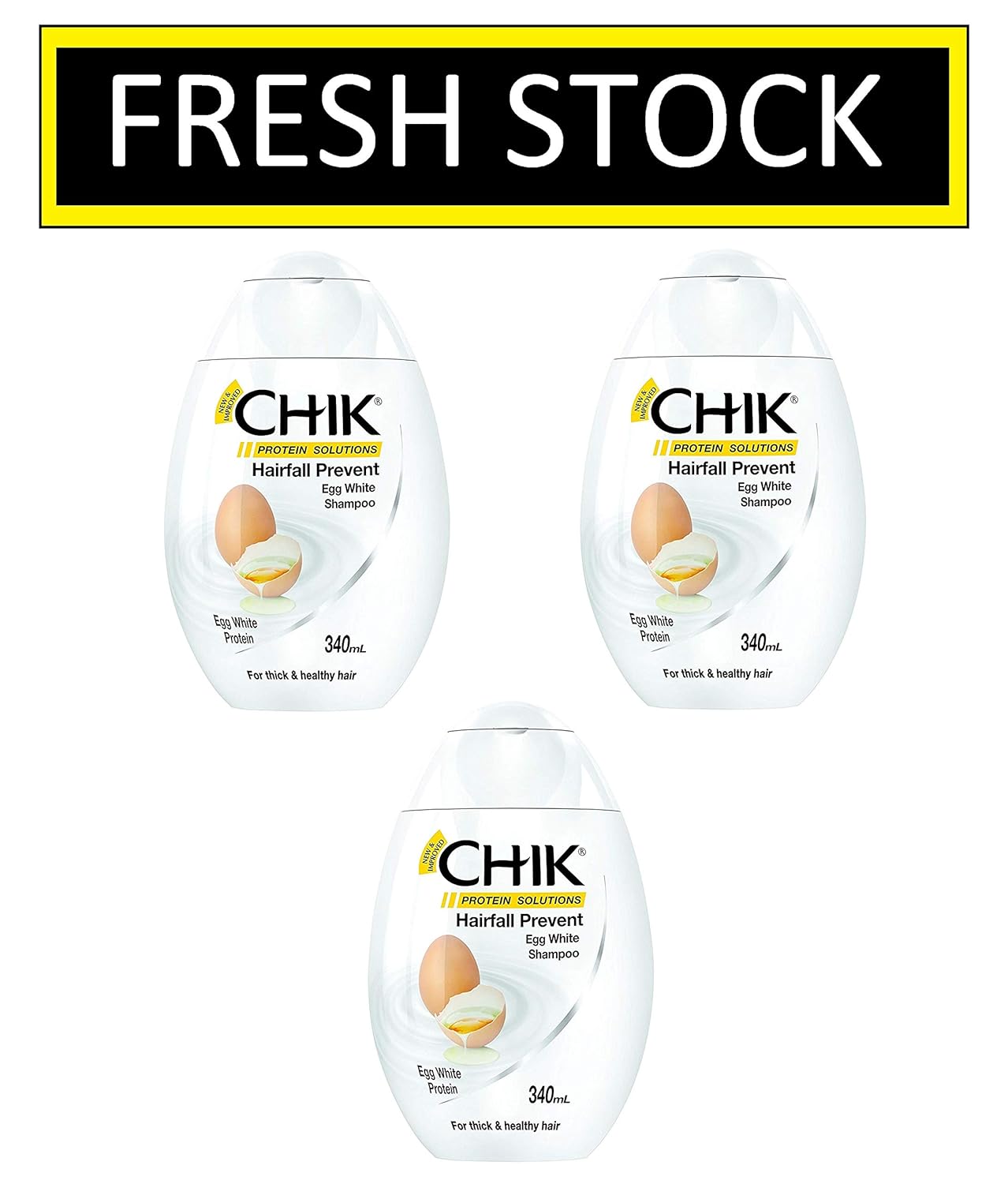 Buy Chik Shampoo Egg White 3 Pcs Online At Low Prices In India