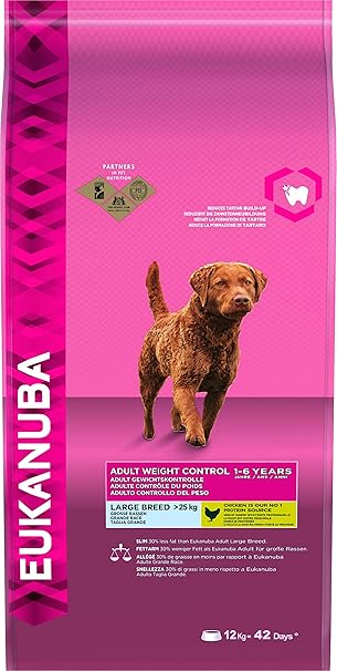 eukanuba large breed weight control dog food