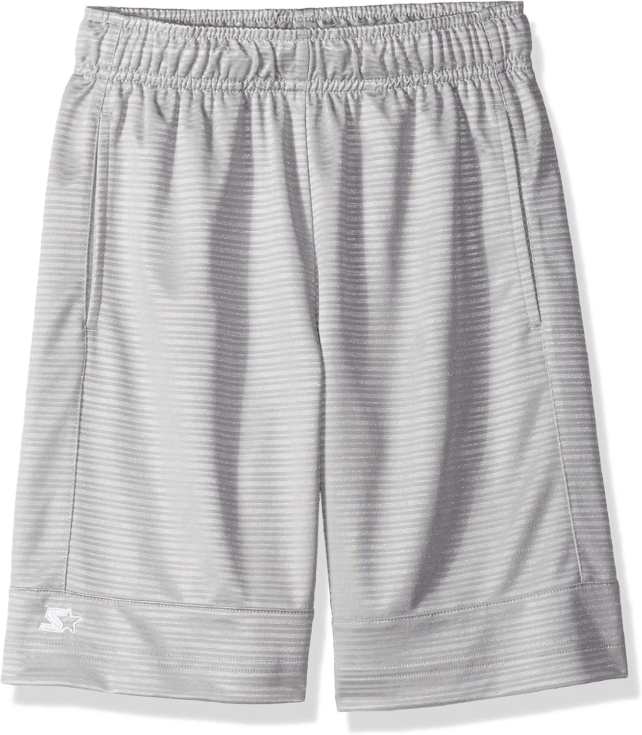 Starter 8" Dazzle Basketball Short with Pockets Vapor Grey, L (12/14) Amazon.co.uk Clothing