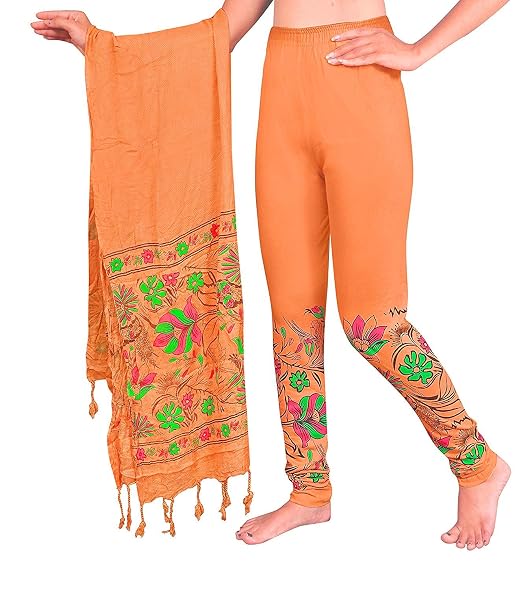 Printed Leggings Dupatta Set Online, 51 