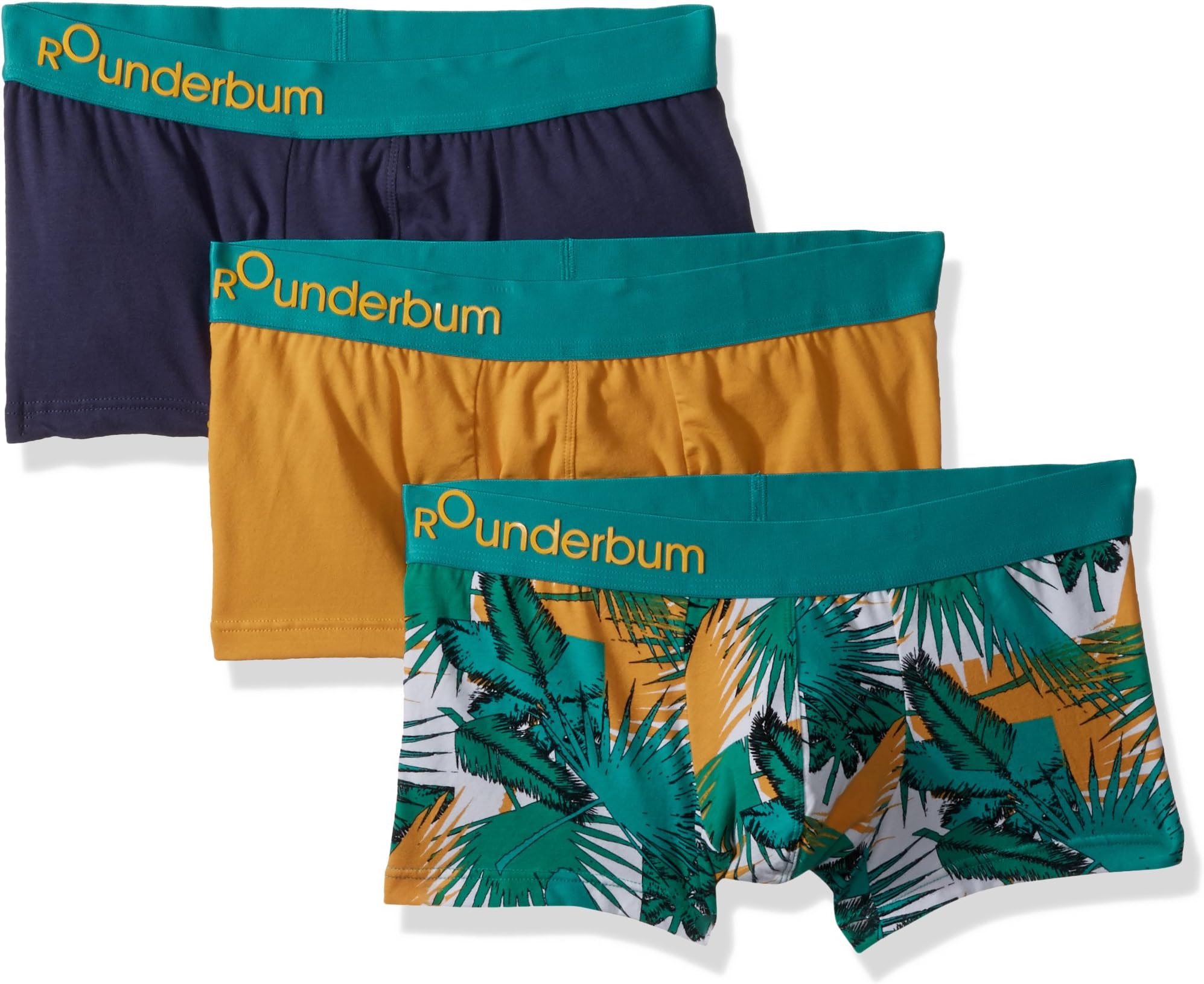 Rounderbum Men's Encounter Culture Lift Trunk 3 Pack