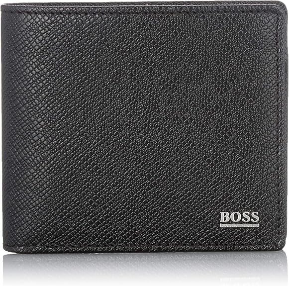 Hugo Boss Men's Signature_4 CC Coin Travel Accessory Wallet 11 x 9.5 x